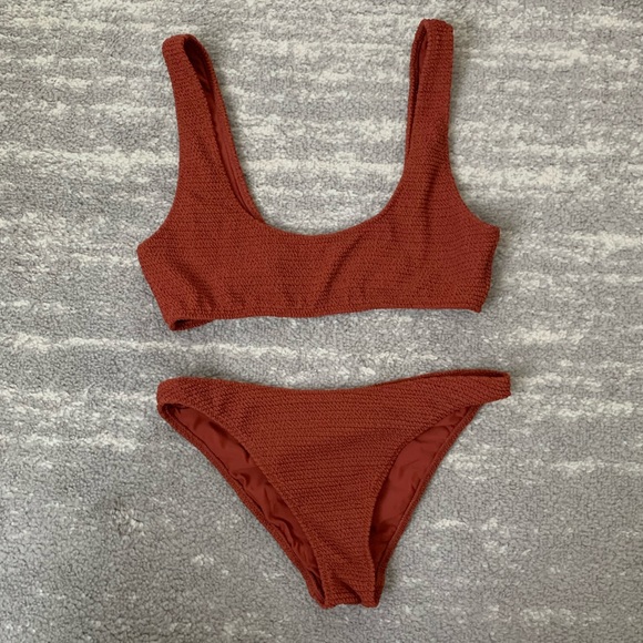 La Hearts Other - like new Pac sun LA HEARTS rust swim suit